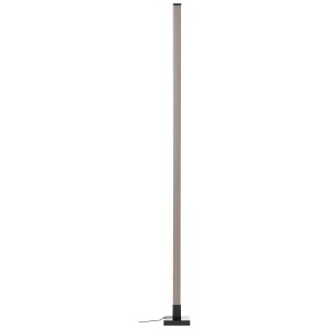 Fekete LED design állólámpa Neele RGB + CCT funkcióval, 12,5 cm átmérő.