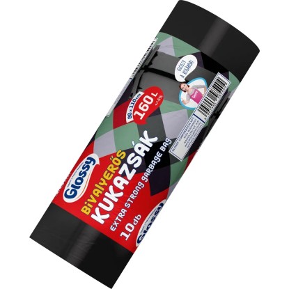 Glossy szemeteszsák 160 l 10 db