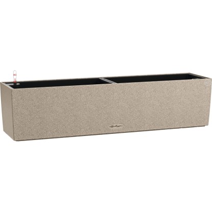 Lechuza Balconera Stone 80 virágláda homokbézs 80 cm x 19 cm