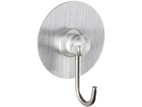 Wenko Static-Loc fali akasztó rozsdamentes acél hatású 4 darabos készlet Wenko Static-Loc fali akasztó rozsdamentes acél hatású 4 darabos készlet