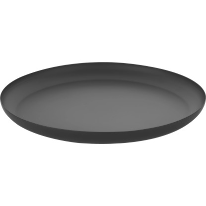 Tál kerek 34 cm x 2,5 cm fekete