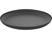 Tál kerek 34 cm x 2,5 cm fekete