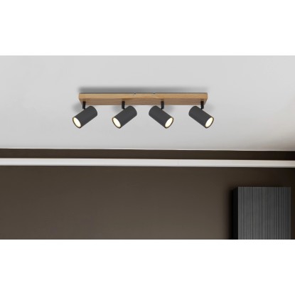 Globo Robby spotlámpa 4 izzós grafit 560 mm x 60 mm x 120 mm