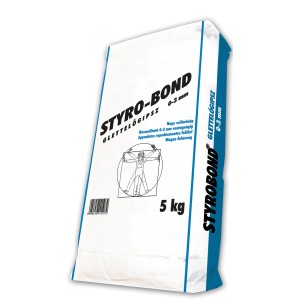 Zsák t.b.t. speciális glettelő massza, Styro-Bond Glettelögipsz 5 kg.