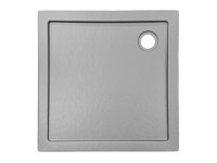 Venus 80 szögletes akril zuhanytálca kőhatású felülettel antracit 80 x 80 x 4 cm Venus 80 szögletes akril zuhanytálca kőhatású felülettel antracit 80 x 80 x 4 cm