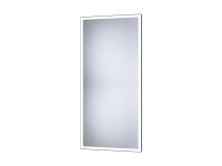 Led tükör alumínium kerettel 50 cm x 100 cm