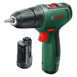 Bosch 12 V akkus fúró-csavarozó EasyDrill 1200 1,7 Ah akkumulátorral és töltővel.
