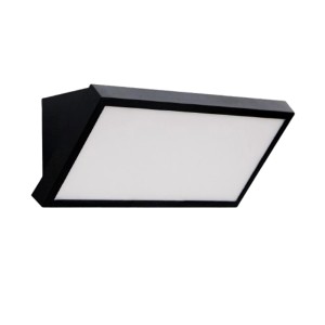 Modern, fekete LED kültéri fali lámpa kertbe vagy teraszra.