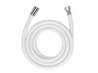 Wenko Design zuhanycső fehér matt csavarodásgátlóval műanyag 175 cm