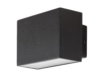 Rábalux Mataro kültéri fali lámpa fekete LED 7 W 800 lm 4000 K IP 54