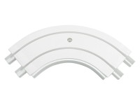 Gardinia erkélyív GE2, 2 pályás, fehér, 17,5 cm x 17,5 cm Gardinia erkélyív GE2, 2 pályás, fehér, 17,5 cm x 17,5 cm