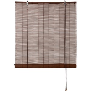 OBI Bambusz roló Teak, 140x160 cm, természetes bambuszból, dekoratív betekintésvédelem.