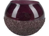 LUX-TOOLS mécsestartó Blush Bordeaux 10 cm x 11 cm lila