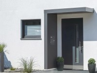 Gutta BS PLUS előtető bal oldal BK antracit csengő kaputelefon kamera 160 cm Gutta BS PLUS előtető bal oldal BK antracit csengő kaputelefon kamera 160 cm