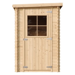 TIMBELA fa kerti ház M306+M306G, 2,63 m², ablakkal és padlóval.