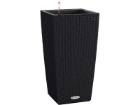 Lechuza Cubico Cottage oszlopkaspó 30 grafitfekete 30 cm x 30 cm Lechuza Cubico Cottage oszlopkaspó 30 grafitfekete 30 cm x 30 cm