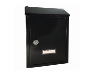 Postaláda álló VÉRTES záras fekete