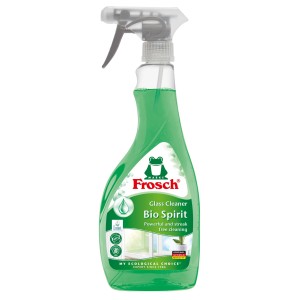 Frosch Spiritus üvegtisztító 500ml a csíkmentes tisztításhoz üvegen és sima felületeken.
