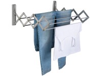 Ruhaszárító RuckZuck fali 60 cm ezüst