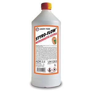 Styro-Flow Extra nitrohígító flakon, oldószer festékekhez, lakkokhoz és ragasztókhoz.