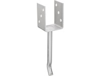 LUX U alakú oszloptartó szeglemez kőkapoccsal rozsdamentes acél 200 mm x 71 mm LUX U alakú oszloptartó szeglemez kőkapoccsal rozsdamentes acél 200 mm x 71 mm