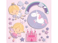 Öntapadós 3D dekoráció tündéres 30 cm x 30 cm