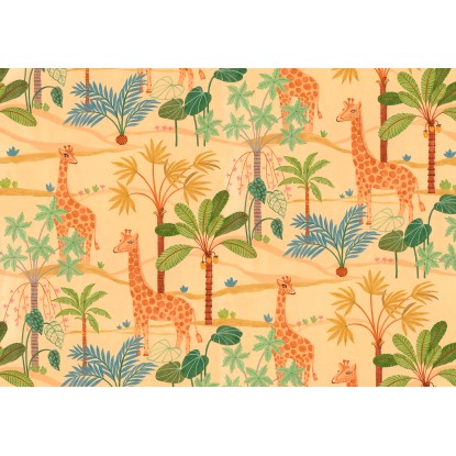 Komar vlies fotótapéta Giraffe Crew 400 cm x 280 cm