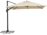 Schneider napernyő 300 cm x 300 cm natúr hajtókaros