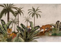 Komar Tiger Jungle fátyoltapéta 400 cm x 250 cm
