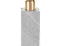 Modern Antique gyertyatartó 10 cm x 4,5 cm x 4,5 cm fehér-szürke Modern Antique gyertyatartó 10 cm x 4,5 cm x 4,5 cm fehér-szürke