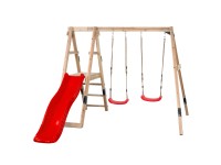 Swing King Ava hinta 185 cm x 235 cm x 274 cm piros FSC Swing King Ava hinta 185 cm x 235 cm x 274 cm piros FSC