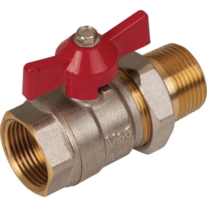 Golyóscsap 24,1 mm-es (Rp 3/4) belső menettel nikkelezett