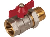 Golyóscsap 24,1 mm-es (Rp 3/4) belső menettel nikkelezett