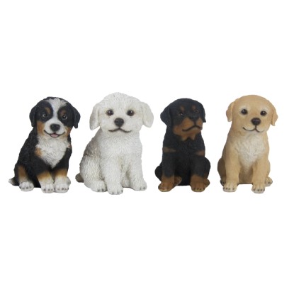 Dekorációs figura kutyakölyök 15 cm