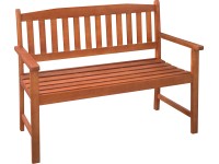 Jurado kétszemélyes kerti pad eukaliptusz 110 cm x 86 cm x 56,5 cm