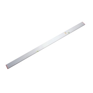 LUX Classic vízmérték, 2 m, alumíniumból, két libellával a beállításhoz.