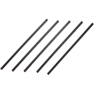 5 db LUX stifűrészlap fához, 150 mm, kézi fűrészekhez és reszelőkhöz alkalmas.