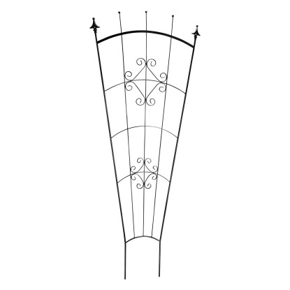 Futtatórács, "C" dekoráció, 180 cm, sötétszürke