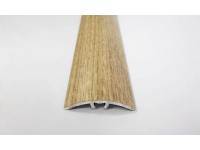 Átvezető profil fóliázott alu csavarral tiplivel tölgy Átvezető profil fóliázott alu csavarral tiplivel tölgy