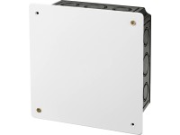 Falsík alatti elosztódoboz 165 mm x 165 mm fekete-fehér IP20 Falsík alatti elosztódoboz 165 mm x 165 mm fekete-fehér IP20