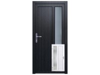 Mellékbejárati ajtó K511 műanyag belül fehér / kívül antracit 88 x 198 cm DIN L Mellékbejárati ajtó K511 műanyag belül fehér / kívül antracit 88 x 198 cm DIN L