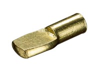 Lapos polctartó sárgaréz bevonattal