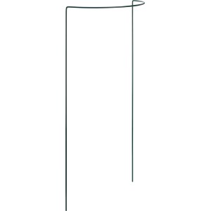 Félkör alakú, zöld bokortámasz (70 cm) a növények megtámasztásához a kertben.