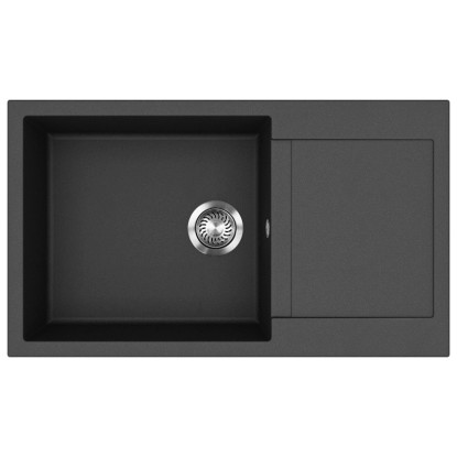 Evido Cubo XL 6S compact gránit mosogató 86 cm x 50 cm antracit