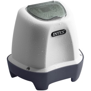 Intex Krystal Clear QS200 sós vízi rendszer medencékhez, fehér elektrolízis egység kijelzővel.