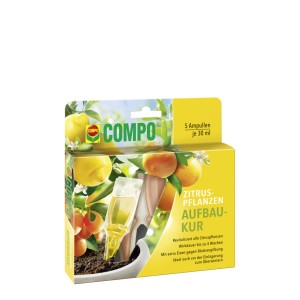 COMPO Citrus tápoldat 5 ampullával, ideális citrusfélékhez.