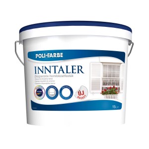 Vödör Poli-Farbe Inntaler homlokzatfesték, kültéri falakra alkalmas.