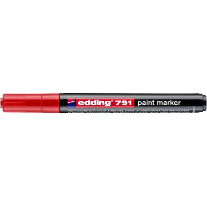 Edding 791 lakkmarker piros