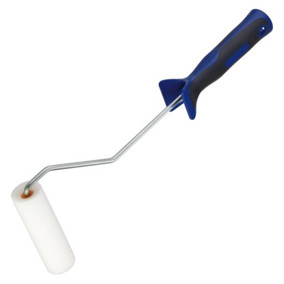 LUX-TOOLS konkáv szivacshenger, hosszú nyéllel, puha markolattal, fekete-kék, 10