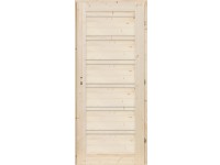 Radex beltéri ajtó ISEO tele fabetétes balos 90 cm x 210 cm